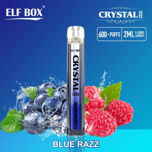 Crystal Bar Vape 600 Puffs Disposable Vaper Wholesale OEM ODM E-Cigarette Vape Pod Device Puff