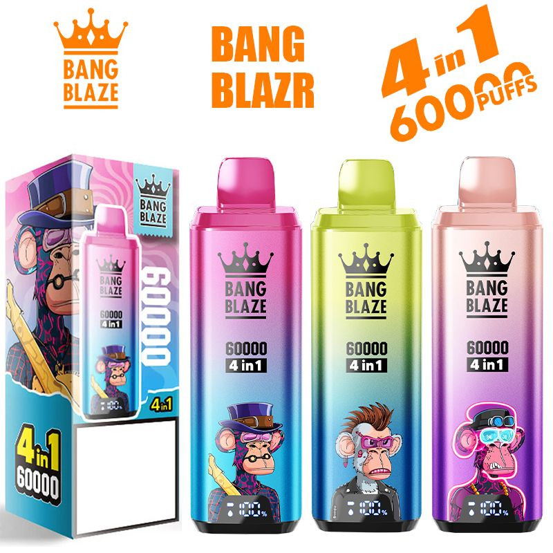 Bangblaze 4 in 1 vaper 60k puffs wholesale vape supplier