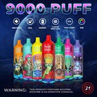 Fumot OEM ODM 9000 Puffs Vape Rechargeable E Cigarette with 5% Nicotine and 18ml E-Liquid Vape Pen