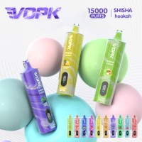 15000 Puff Vaper VOPK Disposable Vape Shisha Crystal Bar Vape OEM E-Cigarette Device Wholesale 15K Puff