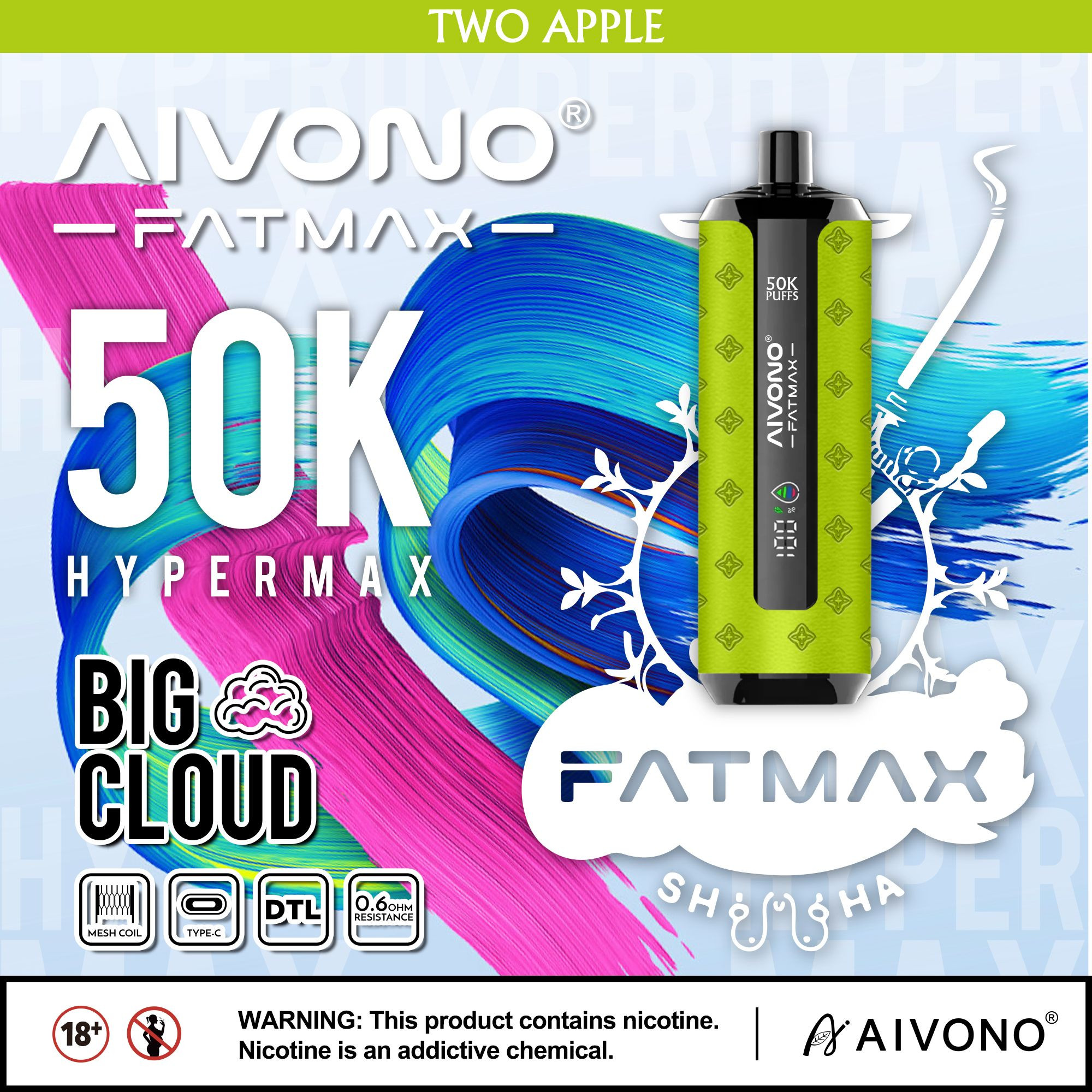 AIM FATMAX 50000 puffs wholesale vape