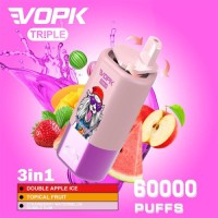 The best Flavor taste VOPK 60k puffs disposable vape pen triple ecigs vaper wholesale from paphosVape