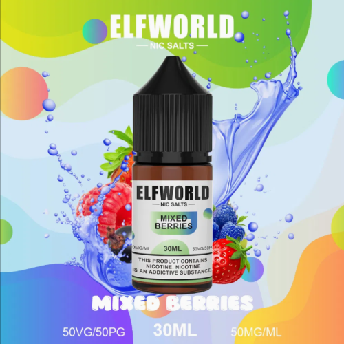 Wholesale Elfworld Vape E-Liquid 30ml Oil 0% 2% 3% 5% Nicotine Vaper Pen Oil EU Stock Puff E-Liquid
