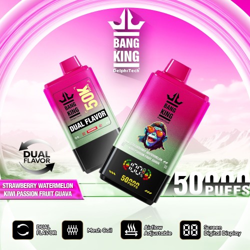 2025 Bang Dual Flavor Disposable Vapes 50K Puff 50ml E-Juice Vaper Dual Pod Flavors Wholesale E-Cigarette