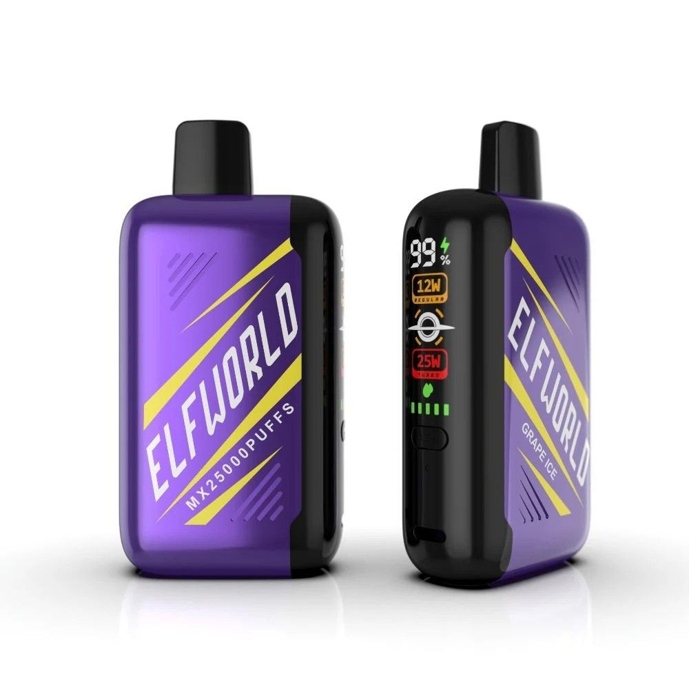 Elfword ELFWORLD MX 25000 Puffs Disposable Vape Pen Electronic cigarette digital screen