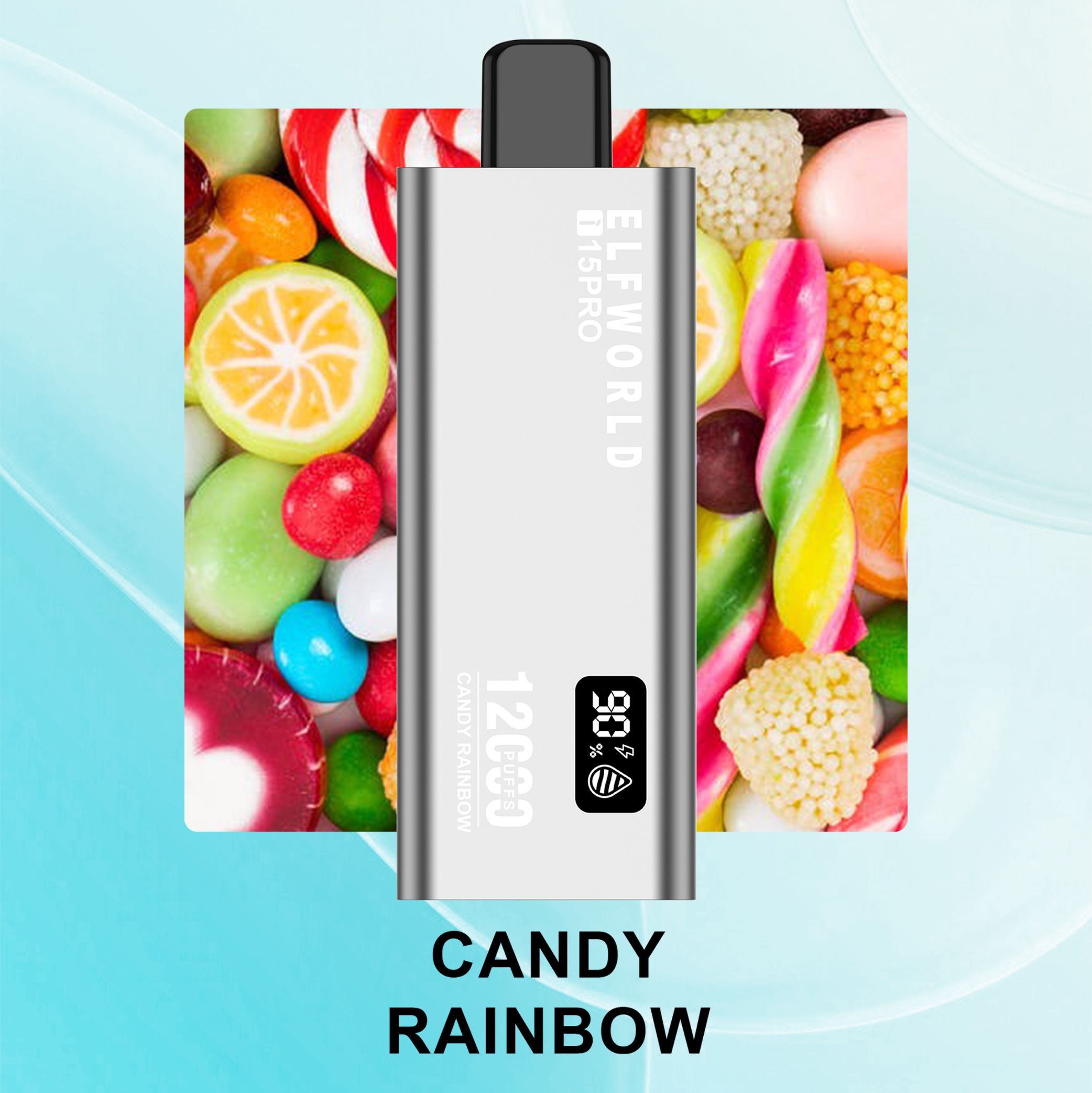 elfworld i15 pro disposable vape pen 12000 puff Airflow adjustable with digital display vaper  12k puffs
