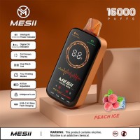 Wholesale Disposable Vape Dispaly Screen Charging Vaper Mesii Visual Boxx E-Cigarette OEM ODM Vape 16000 Puffs