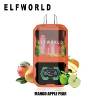Elfworld AI 22000 puffs disposable electronic cigarette vape pen  0/2/3/5%Nicotine Salt 10 Flavors Available