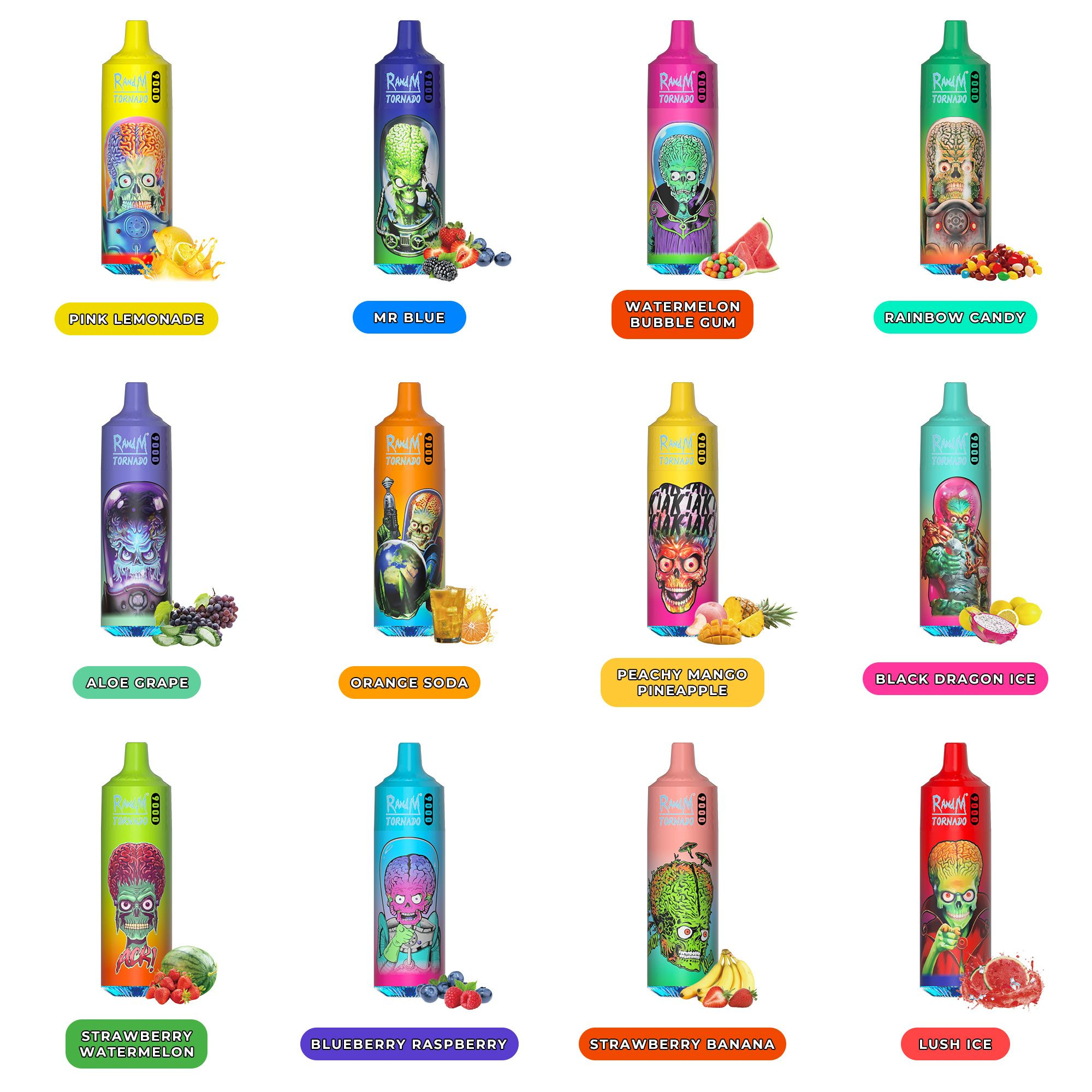 Fumot OEM ODM 9000 Puffs Vape Rechargeable E Cigarette with 5% Nicotine and 18ml E-Liquid Vape Pen
