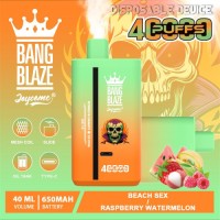 Wholesale disposable vape bangblaze dual flavor 40k puffs vaper e-cigarette with 32 flavors cheap price