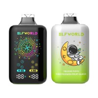 2025 ELFWORLD PB 45000 Puffs disposable vape Wholesale e-cigaertte pods  ice and nicotine adjustment