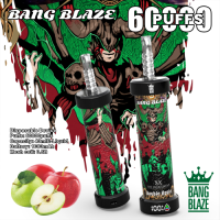 BANGBLAZE 60K PUFFS – 12 Flavors, Wholesale  Unique Design disposable vape, LED Display & Bottom Light