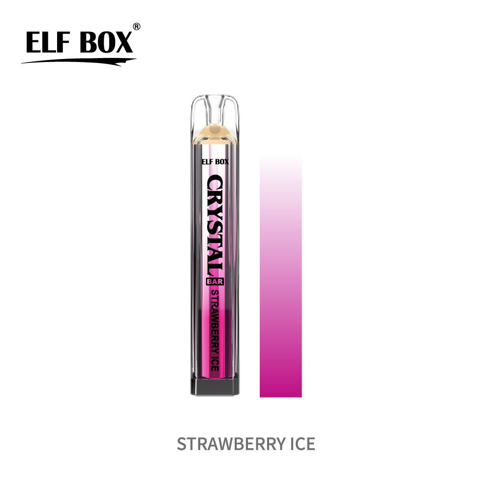 Crystal Bar Vape 600 Puffs Disposable Vaper Wholesale OEM ODM E-Cigarette Vape Pod Device Puff