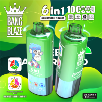 2025 Hot sale disposable vape 6-in-1 flavors 100k puff OEM vaper Electronic Cigarette device Factory