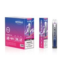 Crystal Bar Vape 600 Puffs Disposable Vaper Wholesale OEM ODM E-Cigarette Vape Pod Device Puff