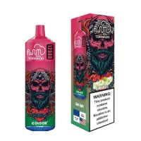 Disposable Vape Fluum box 12K Puffs Tornado Vaper Bang Device Mesh Coil E-Cigarette 0% 2% 3% 5% Stock 12 Flavors Vape