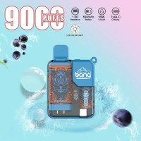 Bang Disposable Vape Rechargeable LED Display E-Cigarette 9000 Puffs 12 Flavors OEM Vaper Wholesale Vapeur Puff