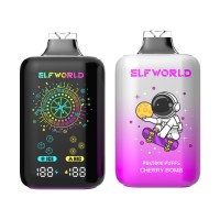2025 ELFWORLD PB 45000 Puffs disposable vape Wholesale e-cigaertte pods  ice and nicotine adjustment