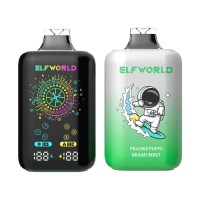 2025 ELFWORLD PB 45000 Puffs disposable vape Wholesale e-cigaertte pods  ice and nicotine adjustment