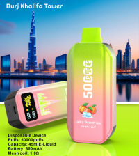 Hot Selling Bangking 50K Puff with Screen 12 Flavors Disposable Vape with display