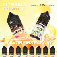 Wholesale Elfworld Vape E-Liquid 30ml Oil 0% 2% 3% 5% Nicotine Vaper Pen Oil EU Stock Puff E-Liquid