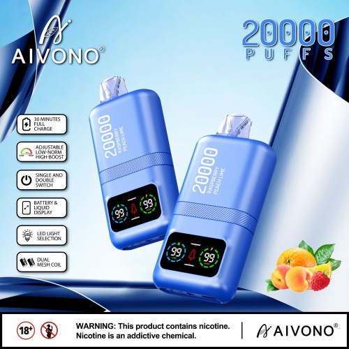 wholesale vape electronic cigarettes aivono 20k puffs dual mode vaper
