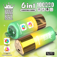 2025 Hot sale disposable vape 6-in-1 flavors 100k puff OEM vaper Electronic Cigarette device Factory