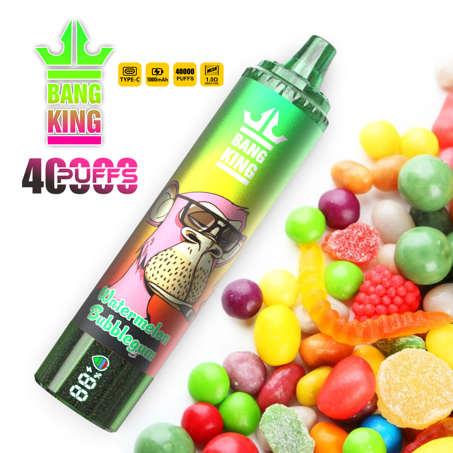 Wholesale pen-style hot selling disposable vape 40000 puffs 1.0 0ohm Resistance new arrival 2025