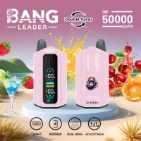 Wholesale Disposable E-Cigarette bangleader 50K Vape Double Flavor Pen Style E-Cigarette - Affordable and Popular Vope
