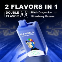 Ekfworld Newest Tornado 60000 puffs double flavors 50ML of E-liquid with digital screen vape puffs